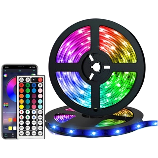 โปรโมชั่น : สายไฟ LED RGB ไล่โทนสี ขนาด 5 ม. 10 ม. 15 ม. 20 ม. สําหรับตกแต่งห้อง 20 ปี ควบคุมด้วย 3