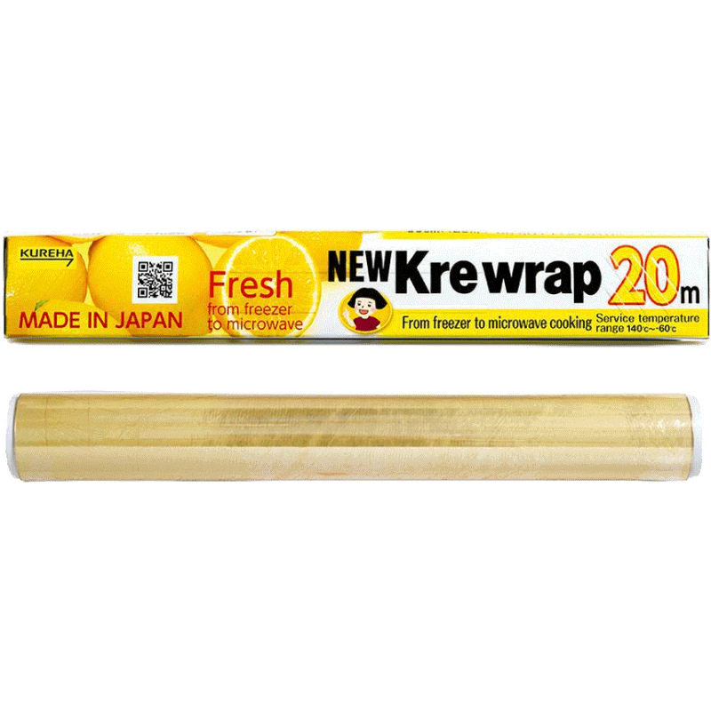 โปรโมชั่น : KREWRAP ครีแรป ฟิล์มยืดหุ้มห่ออาหาร ขนาด 30 ซม. X 20 เมตร 1 กล่อง
