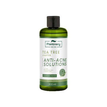 Plantnery Tea Tree First Cleansing Water 300 ml คลีนซิ่ง ทีทรี เช็ดทำความสะอาดเครื่องสำอาง สำหรับผิวเป็นสิว ควบคุมความมัน