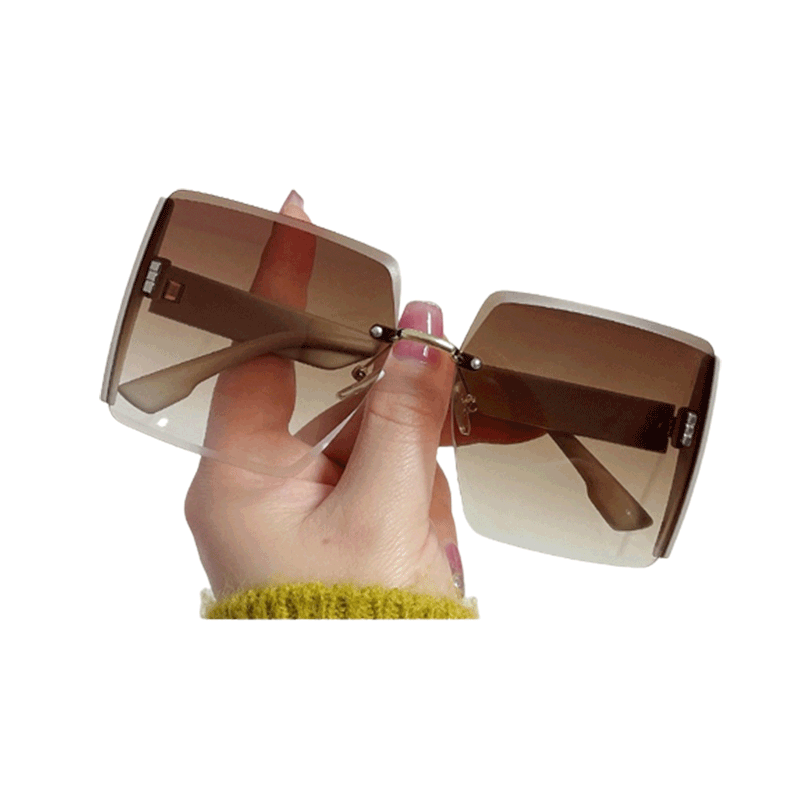 โปรโมชั่น : แว่นตากันแดด UV400 ทรงสี่เหลี่ยม สีแดง หรูหรา แฟชั่นฤดูร้อน สําหรับผู้ชาย และผู้หญิง 2022