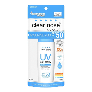 Clear Nose เคลียร์ โนส ยูวี ซัน เซรั่ม เอสพีเอฟ50+ พีเอ++++ 80 มล.