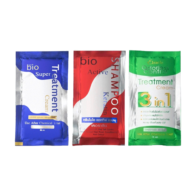 โปรโมชั่น : Green Bio Super Treatment กรีนไบโอซุปเปอทรีทเมนท์ครีม 3 สูตร 1 ซอง