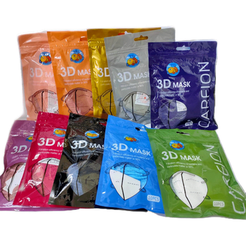 แมสปิดจมูก 3D ผู้ใหญ่คละสี 1 ห่อมี 10 ชิ้น*** สินค้าพร้อมส่งค่ะ***