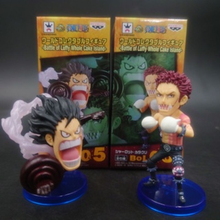 Wcf One Piece งานแท้💥 ลิขสิทธิ์ Banpresto แบบแยกกล่อง  มือ#2 HK ลูฟี่ Gear 4 &amp; คาตาคุริ ภาคโฮลเค้ก ราคาถูก โมเดล