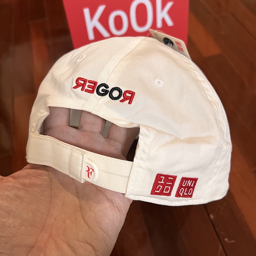 ユニクロ フェデラー RF 帽子 14レッド 新品タグ付 UNIQLO ユニクロ