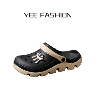 สินค้า Yee Fashion รองเท้าแตะชาย รองเท้า ชาย เท่ๆ รองเท้า ชาย แตะ รองเท้าแตะยางนิ่มแบบสวมรัดส้น หัวโต กลางแจ้ง รองเท้าชายหาด 22092201