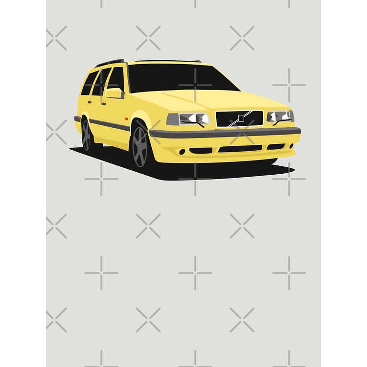 เสื้อสาวอวบ-เสื้อแฟชั่นผญ-โลโก้-volvo-850-t-5r-essential-t-shirt-เสื้อยืดพิมพ์ลาย-เสื้อยืดโลโก้รถ