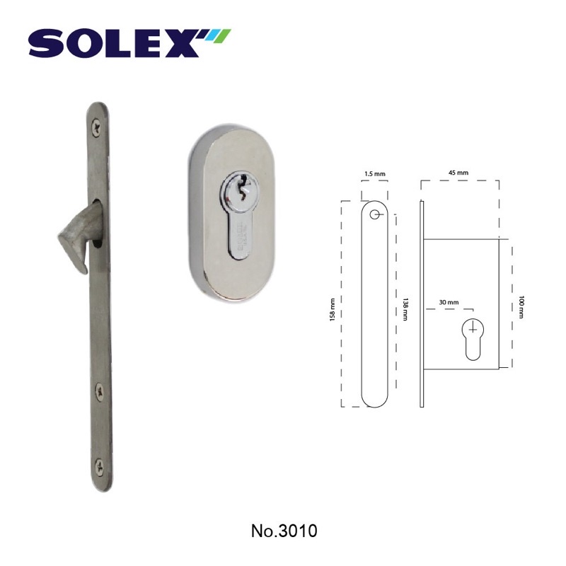 solex-ตลับกุญแจประตูบานเลื่อน-คอม้า-ห้องทั่วไป-มีกุญแจ-รุ่น-3010-t60-สีสแตนเลส-ss-สีทองแดงรมดำ-ac