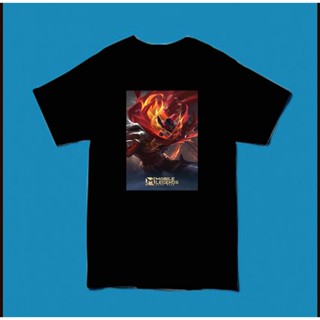 เสื้อตํานานมือถือ Aldous Blazing Force / ML เสื้อยืด Aldous Unisex กราฟิก Tees สําหรับเด็กและผู _W_