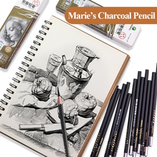 Maries ดินสอสเก็ตช์ภาพ วาดภาพ แบบนุ่มพิเศษ 12 ชิ้น C7300