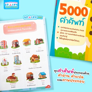 ภาพขนาดย่อของภาพหน้าปกสินค้าBrainyToys สอนลูกเรียนรู้คำศัพท์ 5000 คำศัพท์ จากร้าน brainytoys บน Shopee