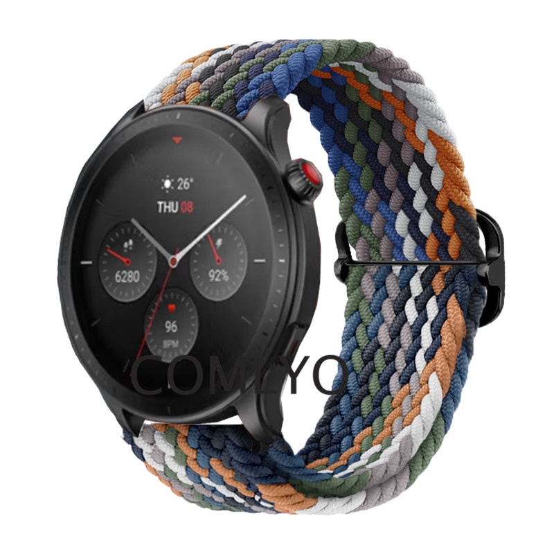 สายนาฬิกาข้อมือไนล่อน-แบบนิ่ม-ยืดหยุ่น-สามารถปรับได้-สําหรับ-amazfit-gtr4-gts4-gtr-4