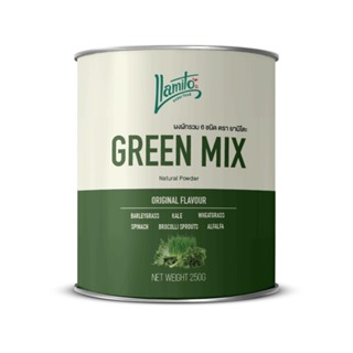 (จัดส่ง 22) Llamito ผงผักรวม ออร์แกนิค (Organic Green Mix Powder) ขนาด 250g