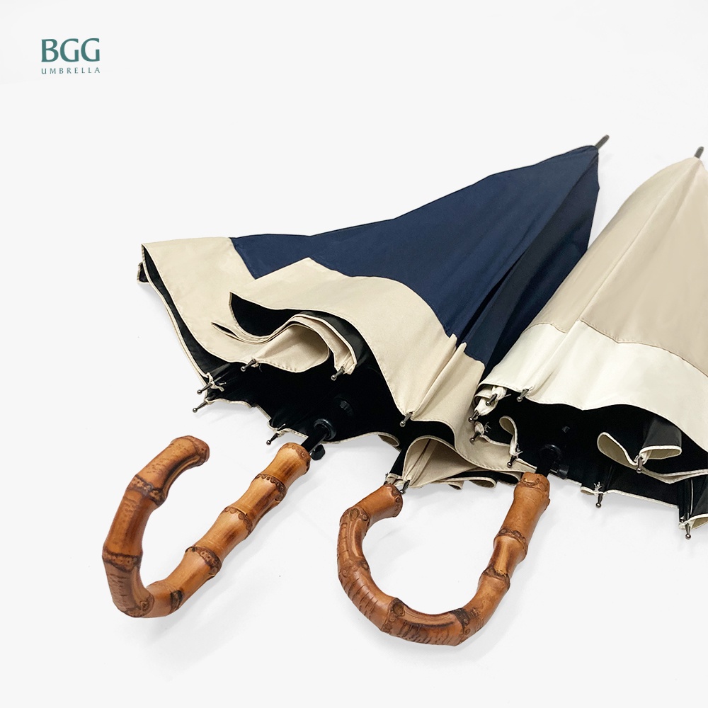 bgg-100-uv-cut-extra-windproof-umbrella-ร่ม-ร่มยาว-ต้านลมแรง-กันยูวี-100-ด้ามจับไม้ไผ่งาม-ด้ามจับไม้-wa104950
