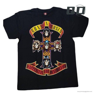 QD เสื้อวงร็อค Guns N Roses T-shirt เสื้อยืดวง Guns N Roses
