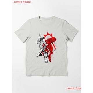 2022 Susanoomon And Beelzemon Essential T-Shirt เสื้อยืด ดพิมพ์ลาย เสื้อยืดผ้าฝ้าย คอกลม cotton แฟชั่น discount Unisex