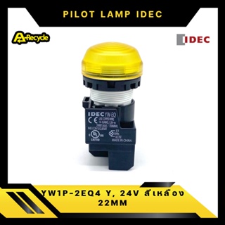 IDEC YW1P-2EQ4 Y PILOT LAMP 24V 22mm สีเหลือง
