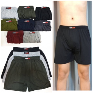 Boxer บ๊อกเซอร์สีพิ้น Free Size ผ้านิ่ม