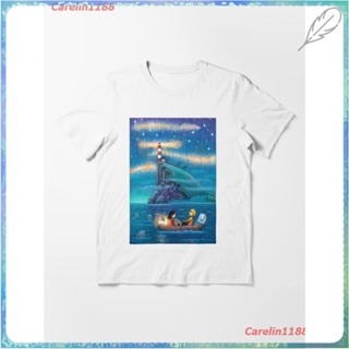 New Song Of The Sea Essential T-Shirt ผู้หญิง ดพิมพ์ลาย ดผ้าเด้ง คอกลม cotton ความนิยม discount Unisex