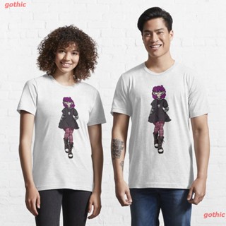 เสื้อคนอ้วน เสื้อยืดผู้หญิง เสื้อยืดแขนสั้น Gaz Invader Zim Essential T-Shirt Sports T-shirt Tee