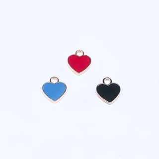 สินค้า จี้สร้อยคอ รูปหัวใจ ประดับเลื่อม สําหรับทําเครื่องประดับ DIY จํานวน 4 แพ็ค