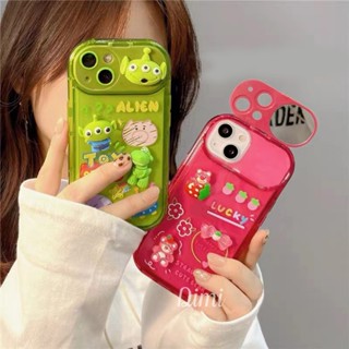 เคสนิ่ม ขาตั้งได้ มีกระจก การ์ตูนนูน สำหรับ for iphone 7G 8G 7plus 8plus XR XSMAX i11 12 pro max 13 pro max สำหรับไอโฟน