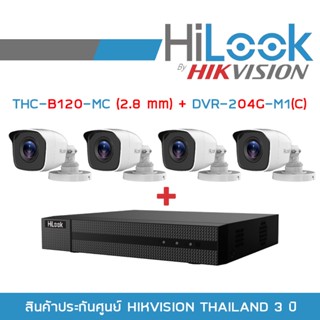 SET HILOOK 4 CH : THC-B120-MC (2.8 mm) + DVR-204G-M1(C) BY BILLIONAIRE SECURETECH