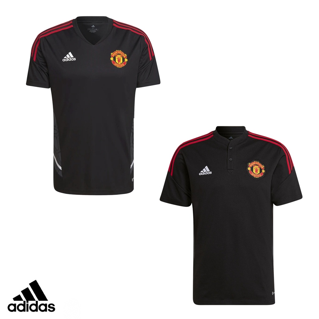 Adidas Collection Polo Shirt Manchester United Condivo 22 H64006 BK Jersey Condivo 22 H64026 BK Shopee Thailand