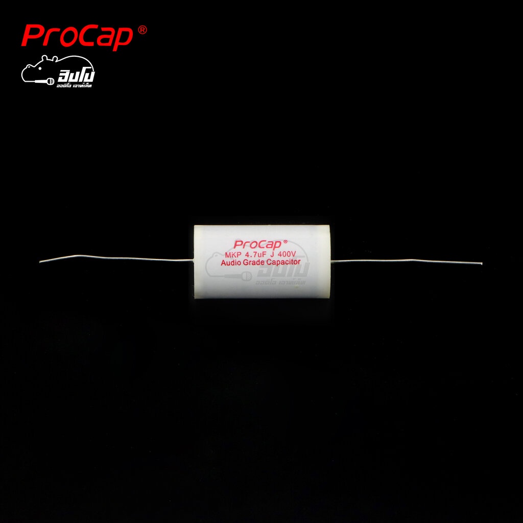 ภาพหน้าปกสินค้าซีเสียงแหลม Procap รุ่น C 4.7uF/400V MKP PRO CAP ซี c4.7 ราคาต่อ1ชิ้น ฮิปโป ออดิโอ Hippo Audio จากร้าน molsound บน Shopee