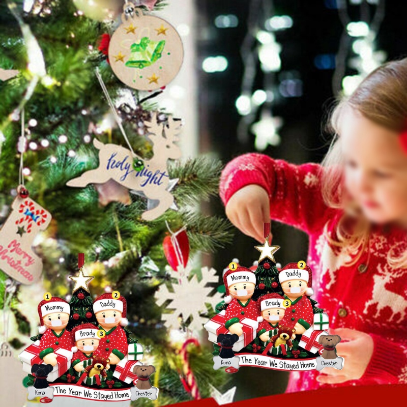 คอลเลกชันคริสต์มาส-สร้างสรรค์-การ์ตูนครอบครัวทั้งรูปร่าง-จี้เครื่องประดับ-diy-ต้นคริสต์มาส-แขวน-น่ารัก-กวางอวยพร-เสน่ห์-คริสต์มาส-ปาร์ตี้-เทศกาล-ตกแต่งบรรยากาศ