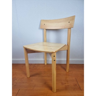 เก้าอี้ เก้าอี้ไม้ยางพารา รุ่น : C800+R (2ตัวและ4 ตัว / กล่อง )