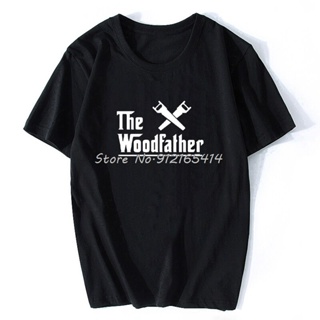 เสื้อยืดผู้ชาย90 - ผู้ชายเสื้อยืดแฟชั่นฤดูร้อนใหม่ Woodfather ช่างไม้คนงานวันพ่อแขนสั้นผ้าฝ้ายเสื้อ