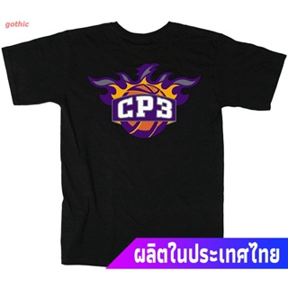 เสื้อยืดสีขาวผู้ชาย Tee เสื้อยืดกีฬา Black Phoenix Paul CP3 Logo T-Shirt Short sleeve T-shirts