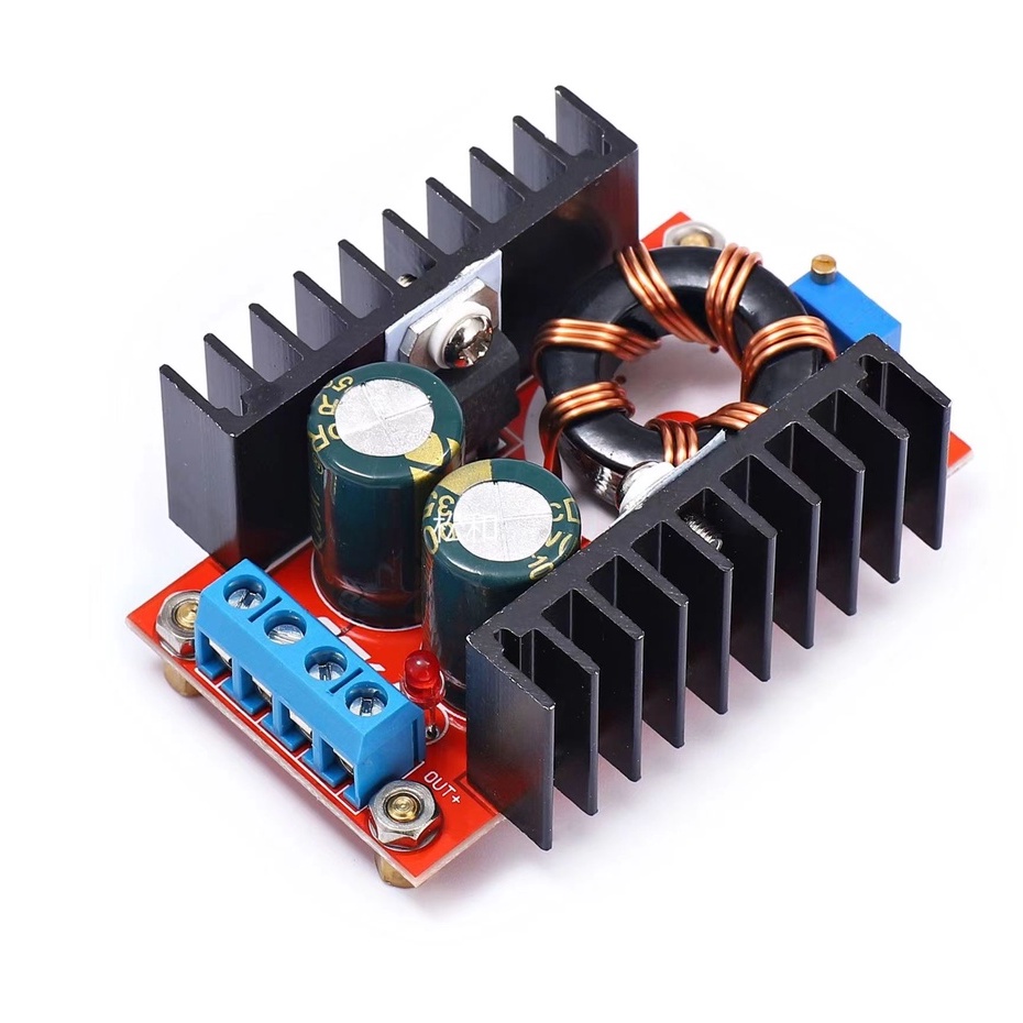 รูปภาพสินค้าแรกของ150W วงจรเพิ่ม แรงดันไฟฟ้า Boost Converter DC10-32V ถึง DC12-35V step up ตัวจ่ายกำลังไฟคงที่