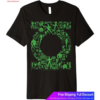 Swordsman เสื้อยืดกีฬา DC Comics Green Lantern Logo Icon Fill Premium T-Shirt Short sleeve T-shirtsmJ5
