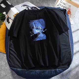 เสื้อสีขาว - อะนิเมะสไตล์ฤดูร้อนน้ําหนักเบาผ้าฝ้ายที่สะดวกสบายเสื้อยืดแขนสั้นขนาดเอเชีย S-XXXLZ5W