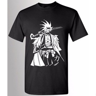 Tee เสื้อยืดสีพื้น - 2021 Bleach อะนิเมะภาษาญี่ปุ่นคันจิคําอํานาจหมวก Zaraki Kenpachi บุรุษเสื้อยืด