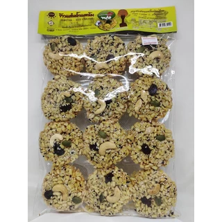 ข้าวแต๋นน้ำแตงโมหน้าธัญพืช 150 กรัม OTOP ของฝากจากเมืองลำปาง photo