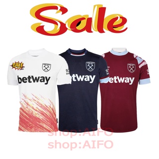 เสื้อกีฬาแขนสั้น ลายทีมชาติฟุตบอล West Ham 22 23 ชุดเหย้า คุณภาพสูง สําหรับผู้ชาย