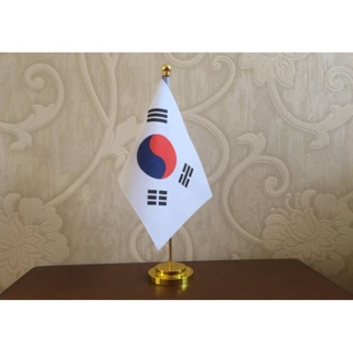 ธงชาติสาธารณรัฐเกาหลี ธงชาติเกาหลีใต้ พร้อมขาตั้ง 스탠드가 있는 한국 국기 South Korea Flag with Stand