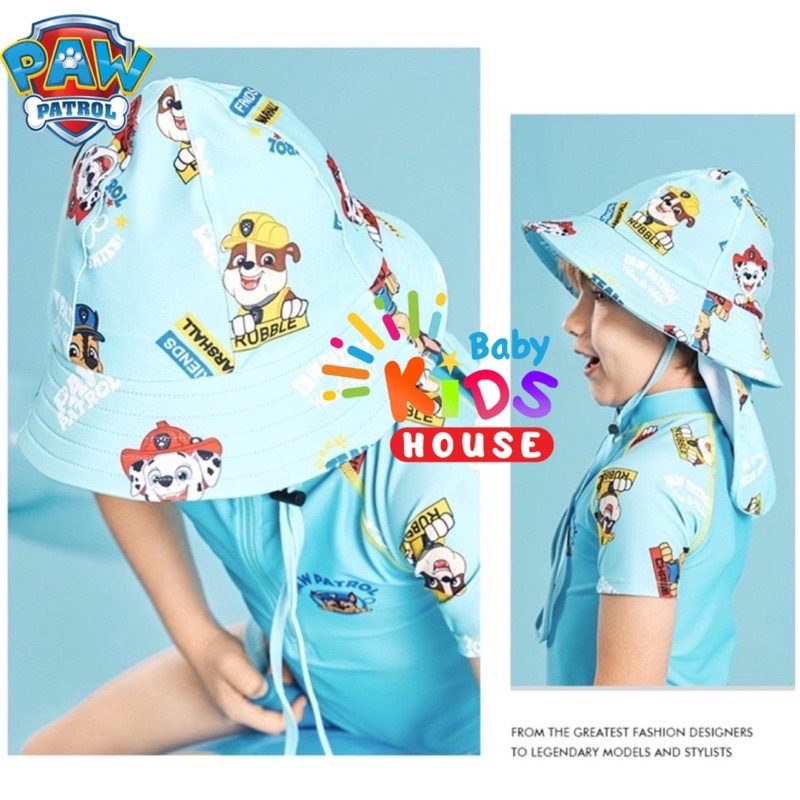 หมวกเล่นน้ำ-หมวกกันแดด-paw-patrol
