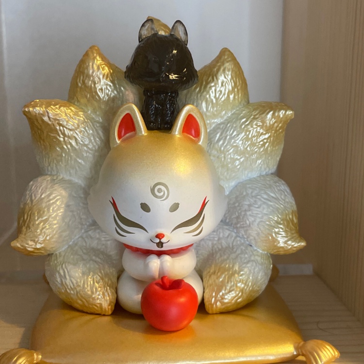 ของแท้-ตุ๊กตาฟิกเกอร์สุนัขจิ้งจอก-shanggu-jiuhu-3rd-zhao-cai-na-fu-series-ของขวัญ-สําหรับตกแต่งบ้าน