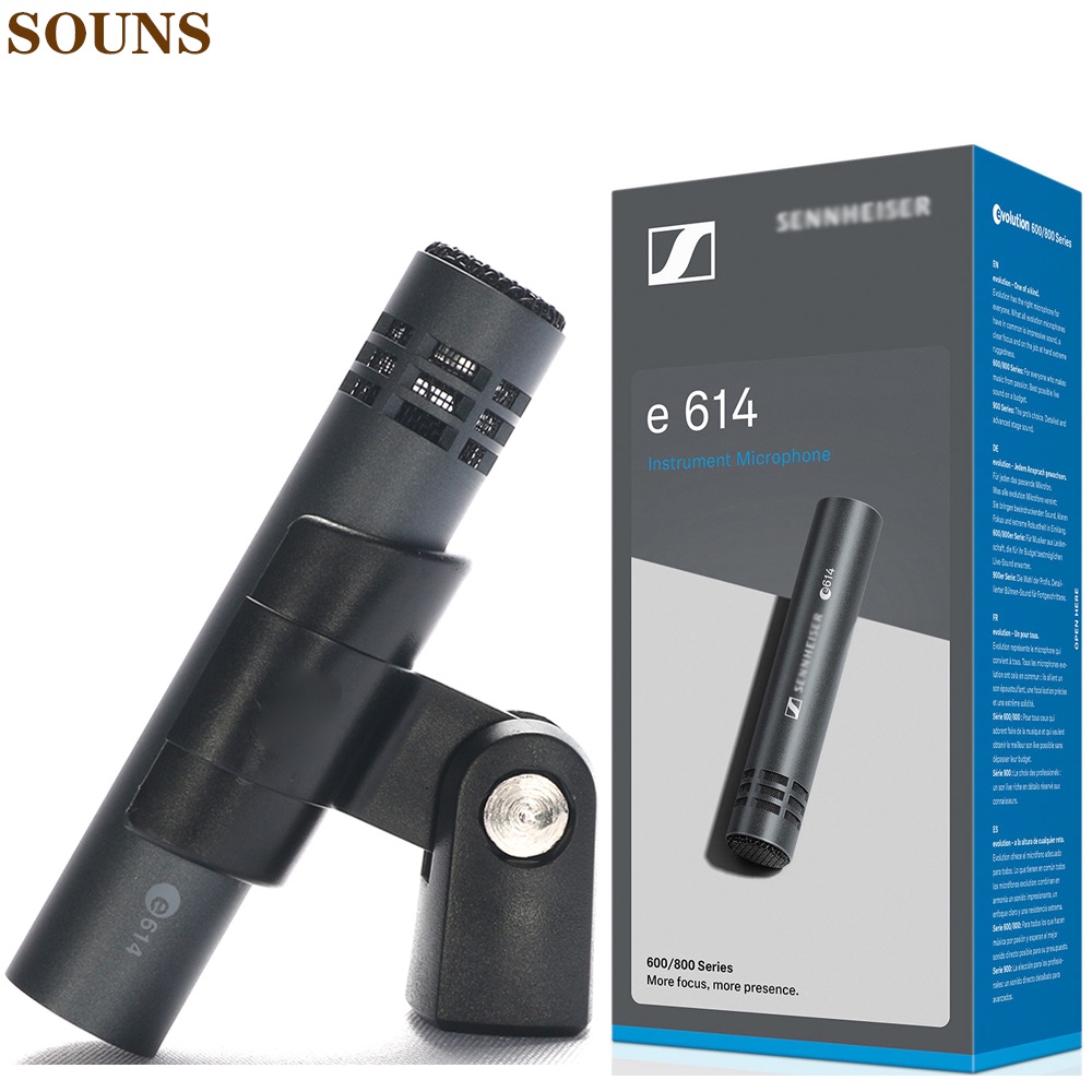E614 Sennheiser ไมโครโฟน เครื่องดนตรี คอนเดนเซอร์ ไมโครโฟนคาร์ดิออยด์ ...