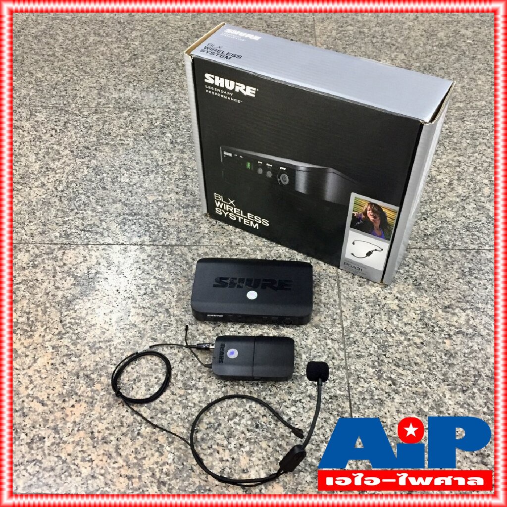 shure-blx14a-p31-m19-ไมค์ลอยคาดหัว-ไมค์ไร้สายคาดศรีษะเดี่ยว-ย่าน-uhf-blx-14a-p31-q12-blx14a-p31-m19-blx-14a-p31-m19