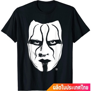 ลายน่ารัก  มวยปล้ำอาชีพ มวย มวยปล้ำลีก อเมริกา WWE Sting Face Paint T-Shirt คอกลม แฟชั่น  ผ้าฝ้ายแท้ เสื้อยืด ผ้าฝ้ายแท้