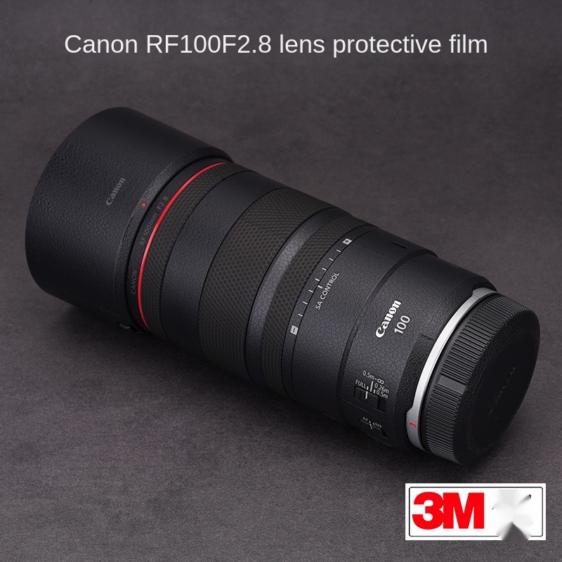 ภาพหน้าปกสินค้าสติกเกอร์ฟิล์มไมโคร ป้องกันเลนส์มาโคร สําหรับ Canon RF100 F2.8 macro 100 3M