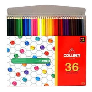 คอลลีน ดินสอ สีไม้ 36สี ของแท้ พร้อมส่ง Colleen 36 Colored Pencils.