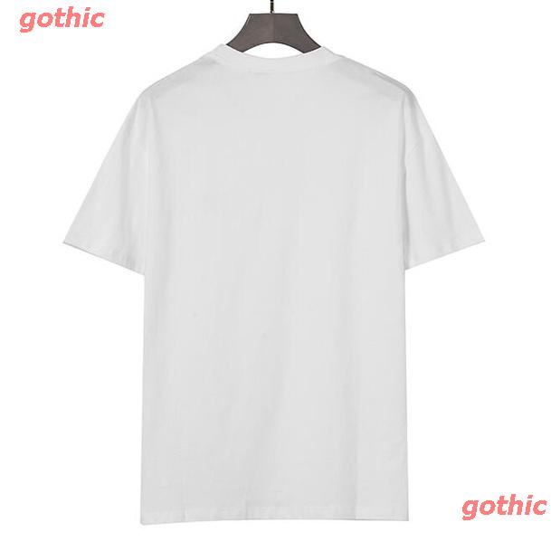 gothic-เสื้อยืดผู้ชายและผู้หญิง-mlb-fashion-printed-cotton-unisex-t-shirt-short-sleeve-short-sleeve-t-shirts