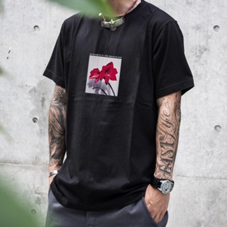 เสื้อคู่ เสื้อแฟชั่นผญ2022 อื่นๆ โพลาร์สเก็ต Co ปาฏิหาริย์ทีลิลลี่พิมพ์แขนสั้นคู่เสื้อยืดแนวโน้ม iO^