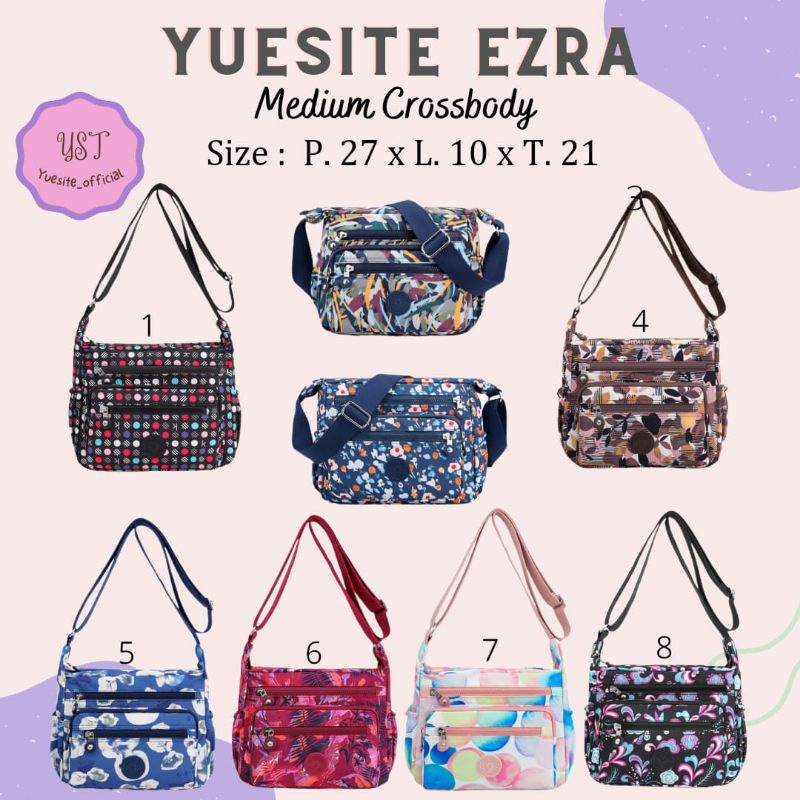 Yuesite ezra กระเป๋าสะพายข้าง ของแท้ สําหรับผู้หญิง | Shopee Thailand